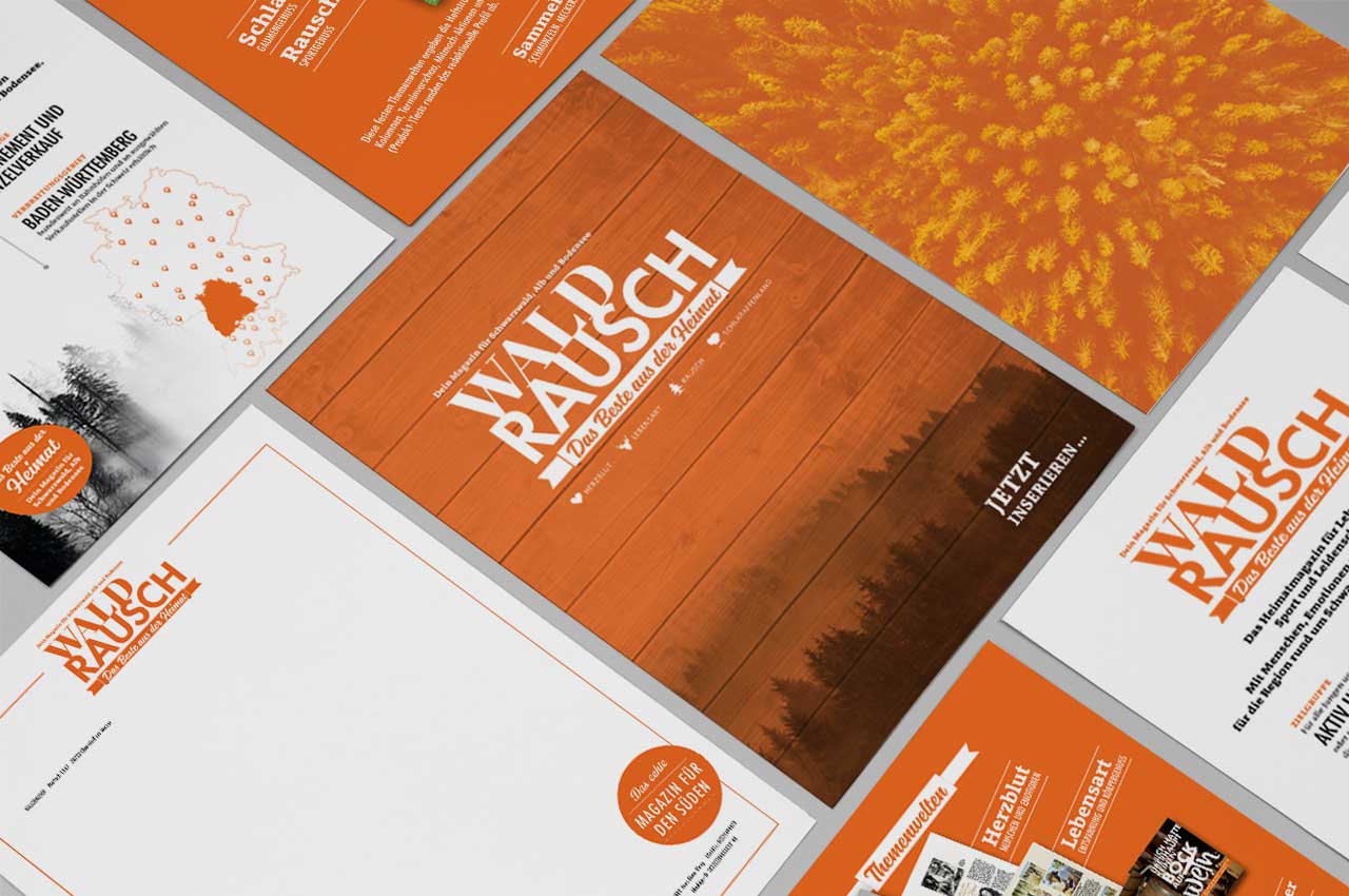 Waldrausch Magazin Briefpapier Mediadaten Formschön GmbH Briefpapier und Seiten aus den Mediadaten von Waldrausch - Das Beste aus der Heimat