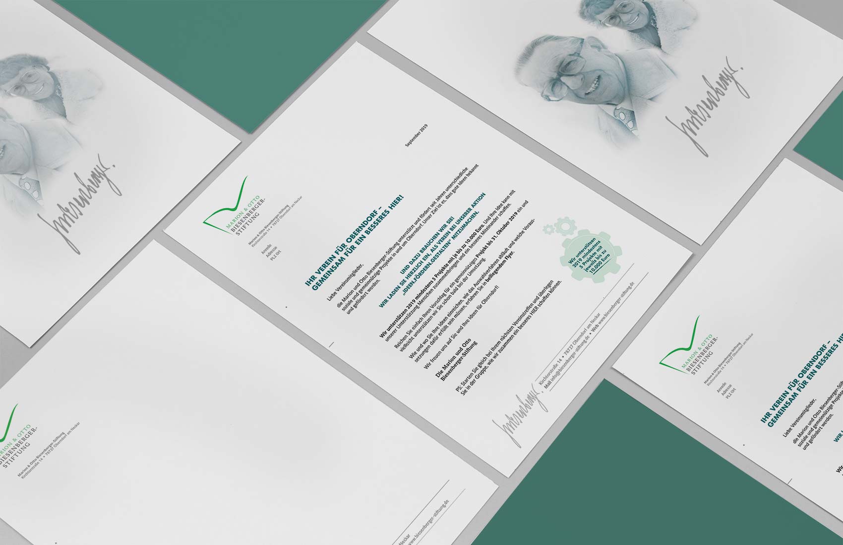 Marion und Otto Biesenberger-Stiftung Briefpapier Formschön GmbH